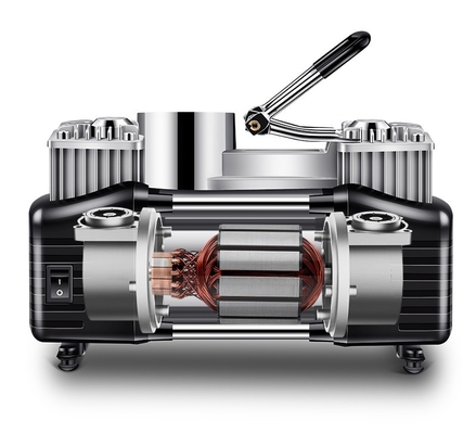 12 Metallluftkompressor-Pumpe des Volt-180W für Auto mit Nylontasche